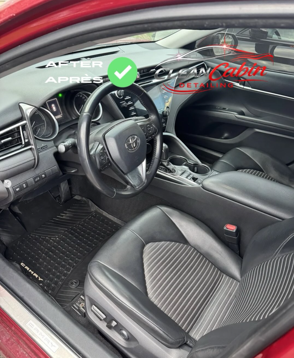 Toyota Camry – Interior Deep Clean – after