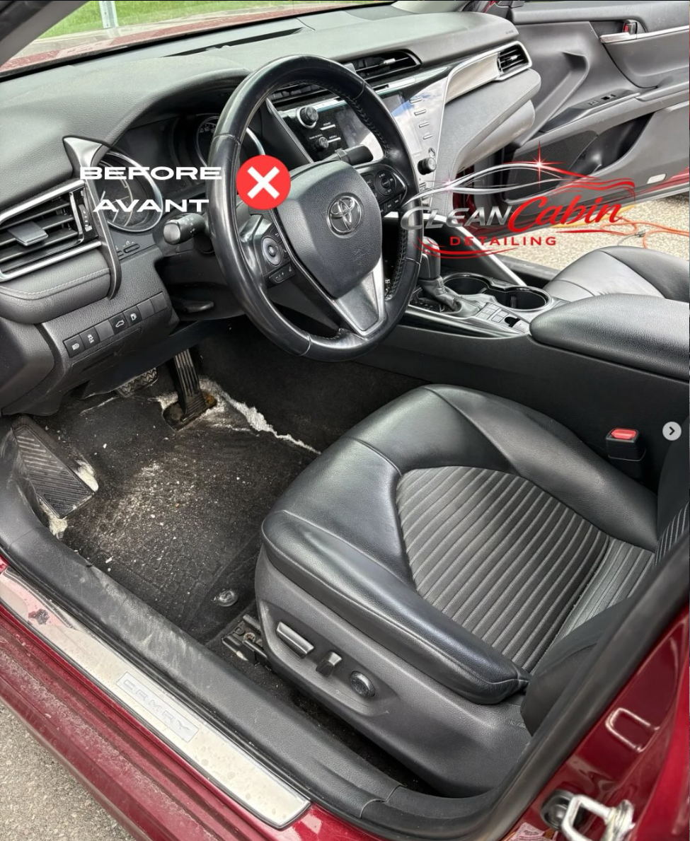 Toyota Camry – Interior Deep Clean – before