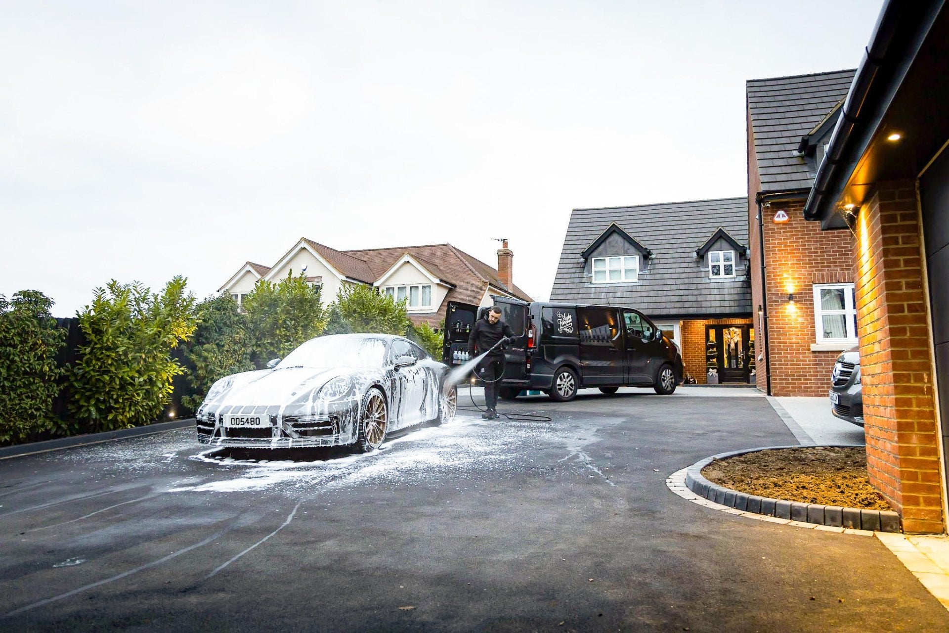 Clean Cabin detailer cleaning a vehicle on location in Ottawa